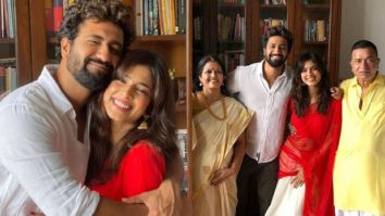 “Childhood friends, family, great food, and plenty of laughter”, says Malavika Mohanan as she celebrated Onam with childhood friend Vicky Kaushal