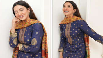 Gauahar Khan looks gorgeous in printed blue kurta set, wishes her fans Independence Day with a thoughtful message