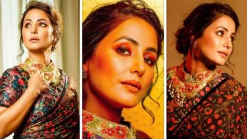 Hina Khan symbolises opulence in classic vintage saree worth Rs.49,500