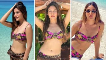 Ishqbaaz actress Surbhi Chandna sets the internet ablaze in snakeskin print bikini