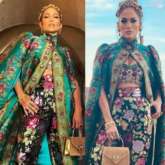 Jennifer Lopez is the epitome of regalia in a Dolce and Gabbana outfit for a show in Venice