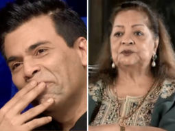 Karan Johar tears up after seeing his mother Hiroo Johar’s message on Indian Idol 12 – “He’s created stars, I couldn’t be prouder of him”