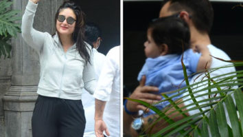 Kareena Kapoor Khan and Saif Ali Khan step out with their newborn baby boy Jeh Ali Khan 