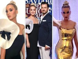 Katy Perry makes a statement in two extravagant looks in Luisa via Roma x UNICEF gala