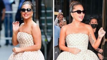 Lady Gaga dons strawberry silhouette Christopher John Rogers worth Rs. 1.7 lakh for her performance at Radio Hall City with Tony Bennet
