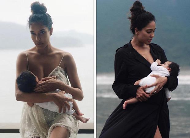 Lisa Haydon shares adorable pictures with her newborn baby girl Lara on world breastfeeding week