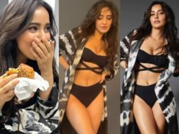 Neha Sharma turns up the heat in a sultry black bikini set in her latest photoshoot
