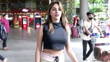 Nikki Tamboli spotted at Airport