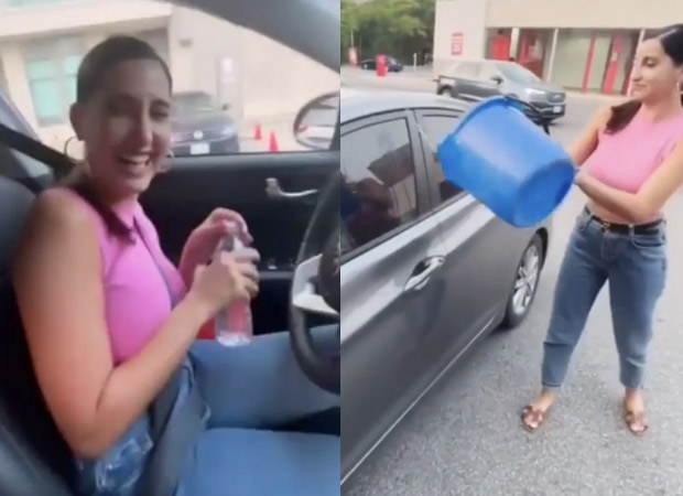 Nora Fatehi's friend thinks Bollywood changed her, hits a buddy with a bucket and claims she is still a 'hood rat'