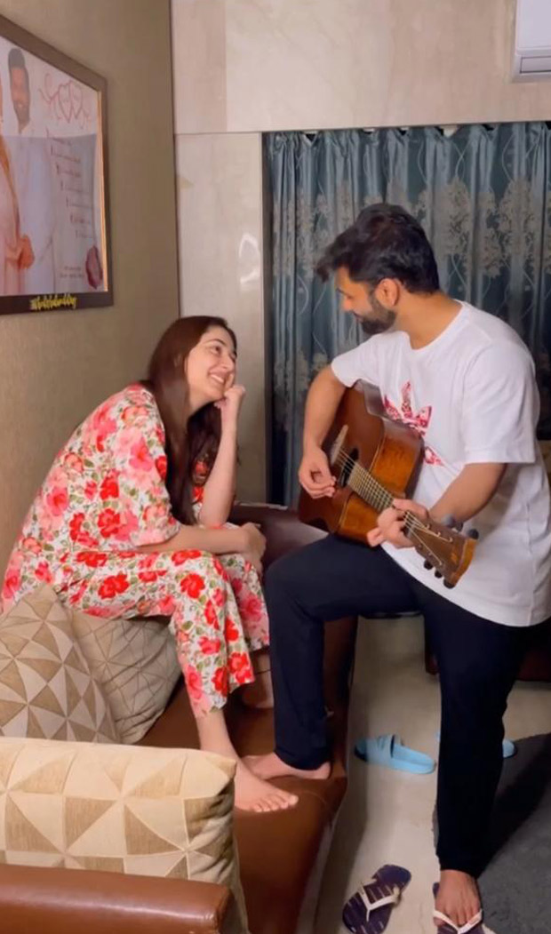 On the first day of Bade Ache Lagte Hain 2, Rahul Vaidya sings for his wife Disha Parmar