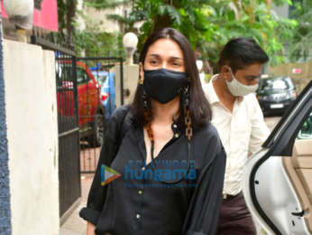 Photos: Aditi Rao Hydari spotted at a dubbing studio