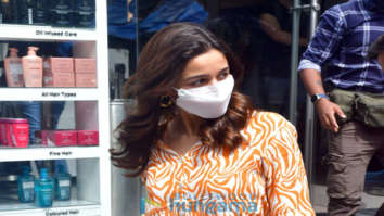 Photos: Alia Bhatt spotted outside a salon in Bandra