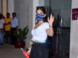 Photos: Bhumi Pednekar snapped at dubbing studio in Juhu