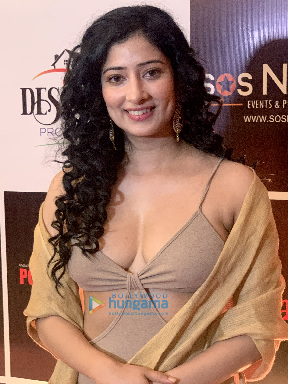 photos chunkey pandey bhagyashree and niharika raizada snapped at an award function 1