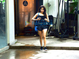 Photos: Janhvi Kapoor snapped at a gym in Bandra