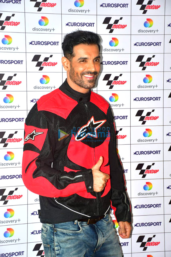 Photos: John Abraham snapped at Eurosport India event at Discovery Communication India office