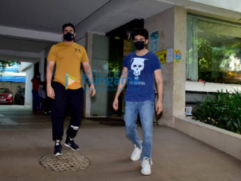 Photos: Kartik Aaryan and Sunny Singh snapped in Juhu