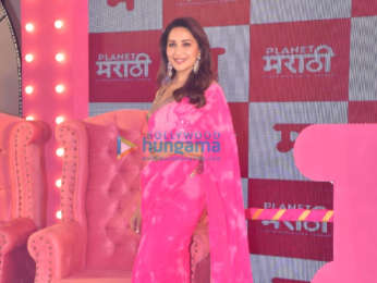 Photos: Madhuri Dixit snapped at Planet Marathi OTT launch