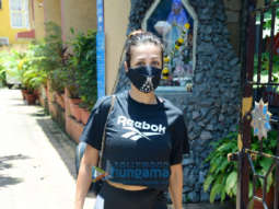 Photos: Malaika Arora and Kubbra Sait spotted at Diva Yoga in Bandra