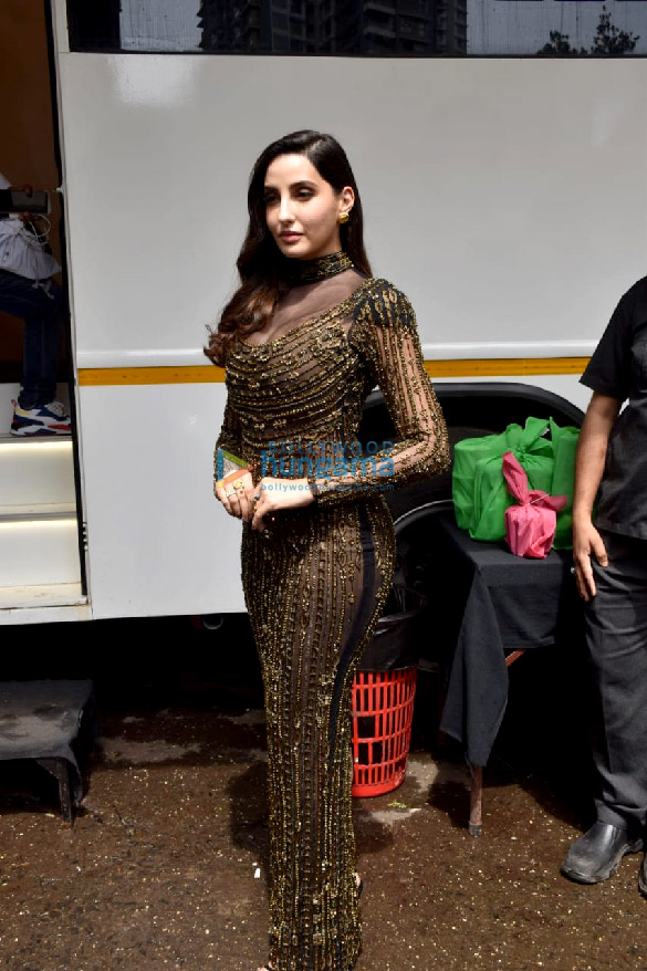 photos nora fatehi badshah and bharti singh snapped at goregaon studio 4