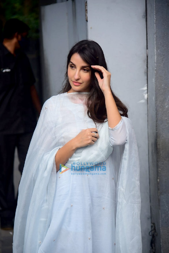 Photos: Nora Fatehi spotted at Pooja Entertainment office