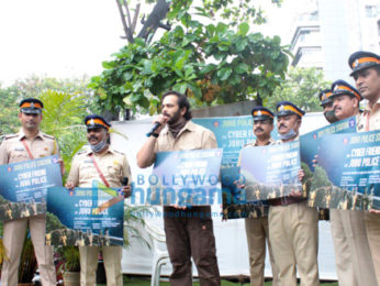 Photos: Rohit Shetty snapped promoting the Juhu Police cyber safety initiative