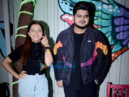 Photos: Rubina Dilaik and Vishal Mishra snapped at Atrangz studios in Andheri