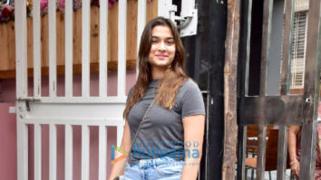 Photos: Saiee Manjrekar snapped at a restaurant in Juhu