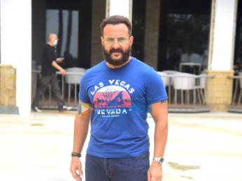 Photos: Saif Ali Khan snapped promoting his film Bhoot Police