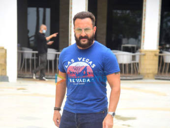 Photos: Saif Ali Khan snapped promoting his film Bhoot Police
