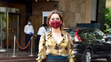 Photos: Sanya Malhotra and Rajkummar Rao snapped in Juhu