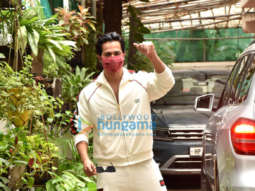 Photos: Varun Dhawan snapped at dubbing studio in Juhu