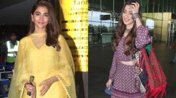 Pooja Hegde and Laxmi Rai spotted at Airport