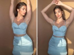 Pooja Hegde raises the oomph factor in an ice blue outfit