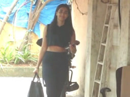 Pooja Hegde spotted outside gym in Santacruz