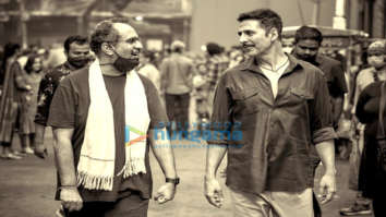 On the sets of the movie Raksha Bandhan