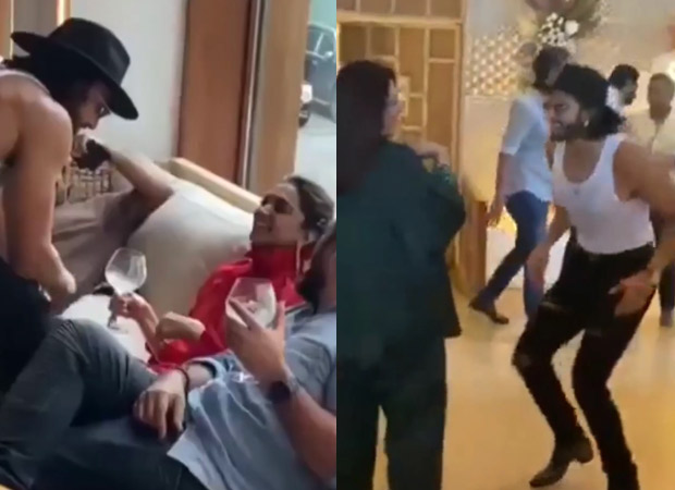 Ranveer Singh puts on a special dance performance for deepika at mother Anju's birthday party Ranveer Singh puts on a special dance performance for deepika at mother Anju's birthday party