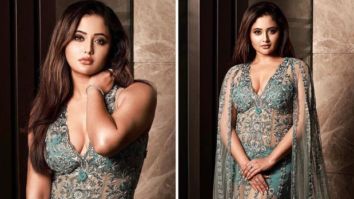 Rashami Desai stuns in green embroidered floor gown
