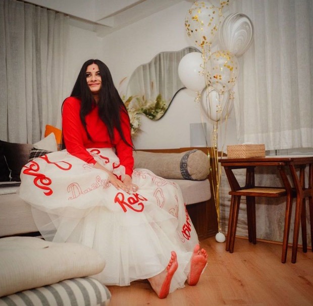 Rhea Kapoor is the perfect modern-day bride as she pairs her lehenga with a bomber jacket for her reception