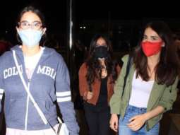 Sara Ali Khan and Radhika Madan spotted at Airport
