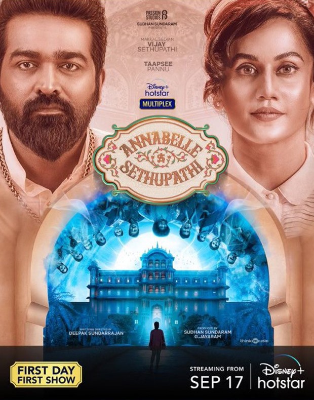 Taapsee Pannu and Vijya Sethupathi starrer Annabelle Sethupathi first look poster out