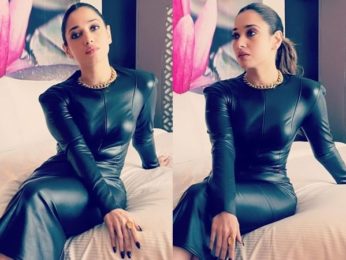 Tamannaah Bhatia exudes oomph factor in sexy faux black bodycon leather dress worth Rs.14,744 for MasterChef Telugu Tamannaah Bhatia exudes oomph factor in sexy faux black bodycon leather dress worth Rs.14,744 for MasterChef Telugu