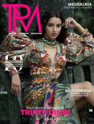 Tripti Dimri On The Covers Of Travel Peacock Magazine