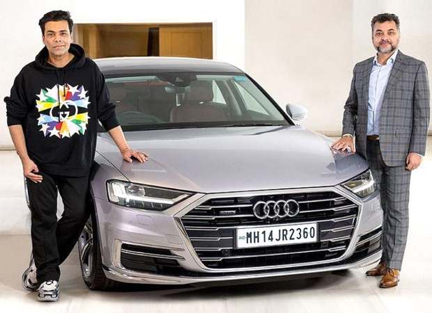 Karan Johar adds a silver Audi A8 L worth Rs. 1.58 crore to his automobile collection