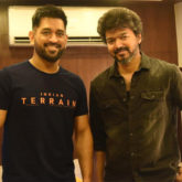 PICS: MS Dhoni meets Thalapathy Vijay on the sets of Beast in Chennai