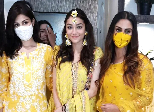 Rhea Chakraborty and Krystle D’Souza look stunning at Rumi Jaffery's daughter Alfia's Mehendi ceremony