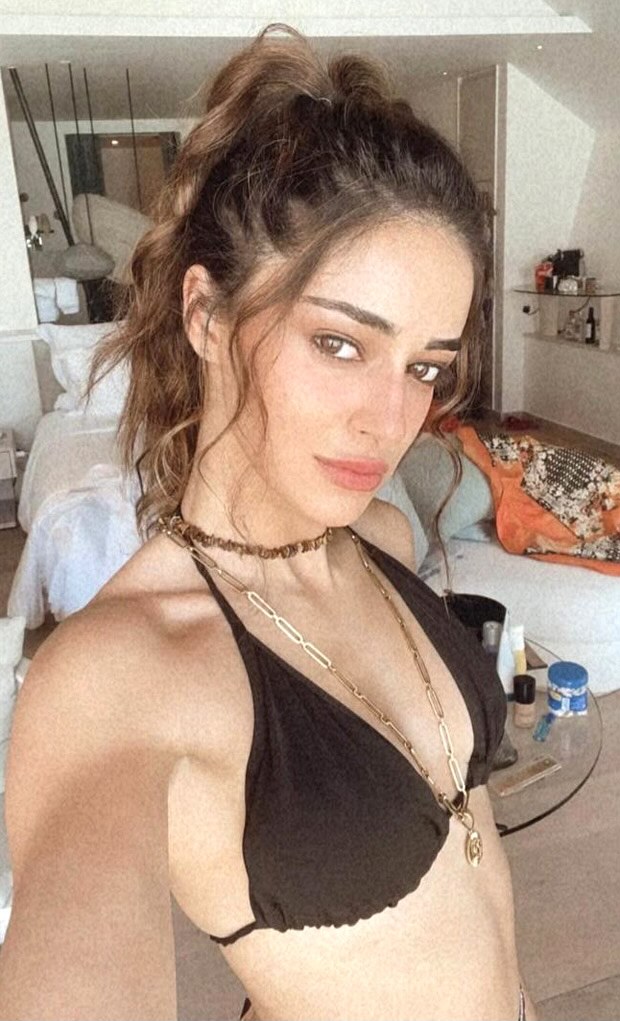 Ananya Panday is a hot mess in black bikini top while on vacation in Maldives