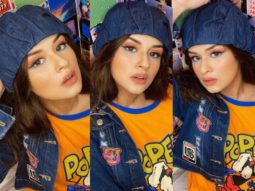 Anveet Kaur rocks Y2K style in comfy yellow oversized tee and cropped denim jacket