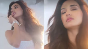 Disha Patani flaunts her long legs in a white short dress