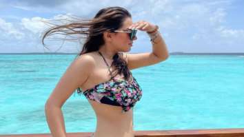 Hansika Motwani flaunts her beach body in printed bikini while vacationing in Maldives